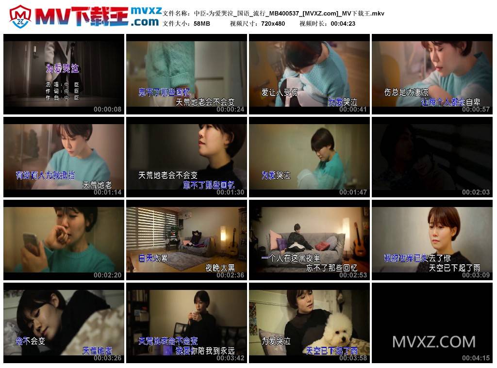 中臣-为爱哭泣_国语_流行_MB400537